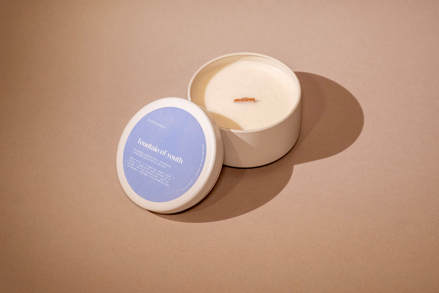 fountain of youth wood wick candle