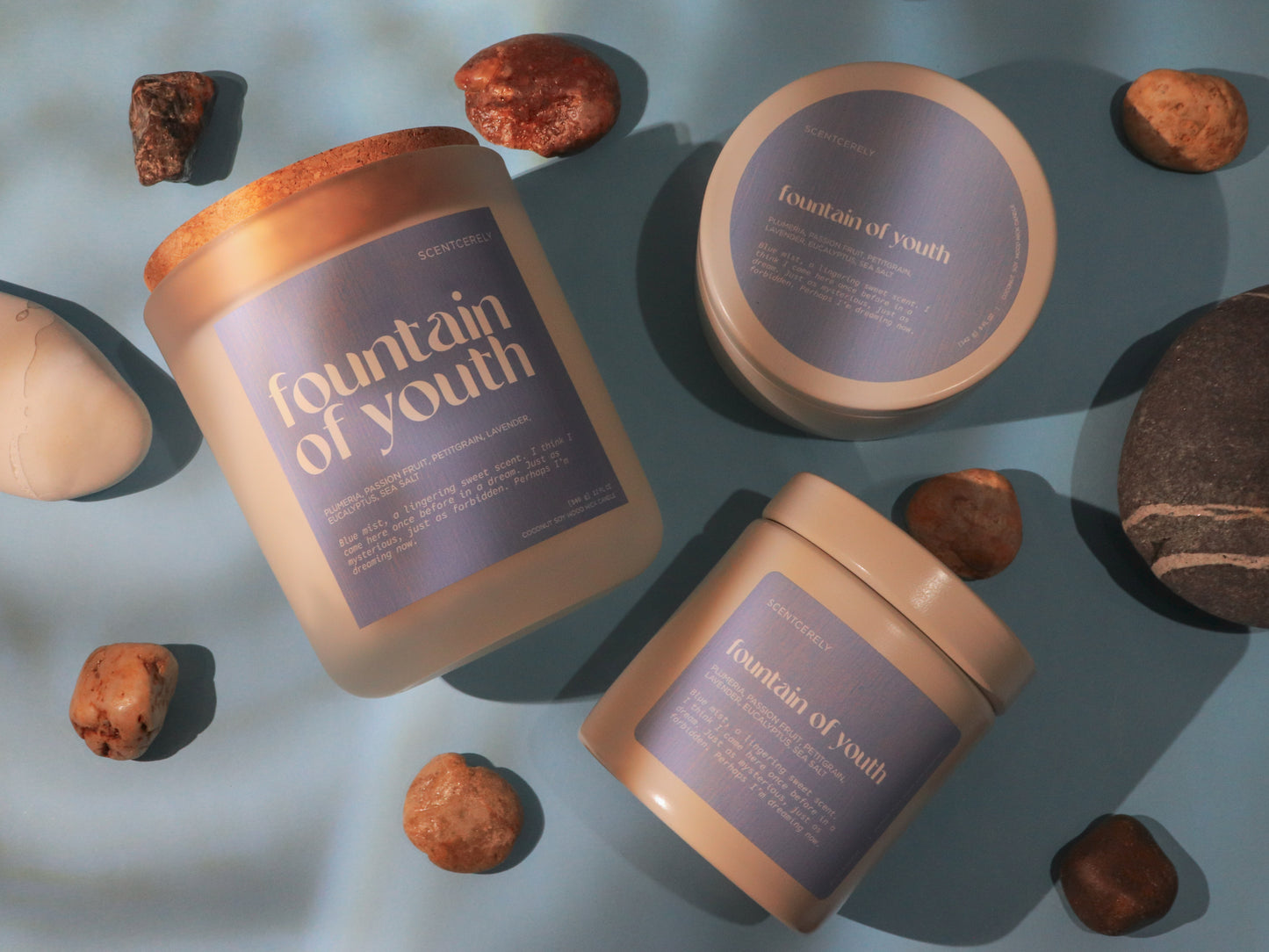 fountain of youth wood wick candle