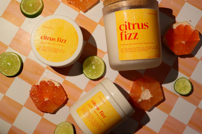 citrus fizz wood wick candle